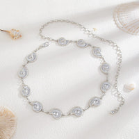 Thumbnail for Boho Silver Tone Chunky Conch Waist Chain - ArtGalleryZen