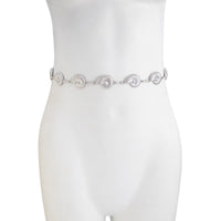 Thumbnail for Boho Silver Tone Chunky Conch Waist Chain - ArtGalleryZen