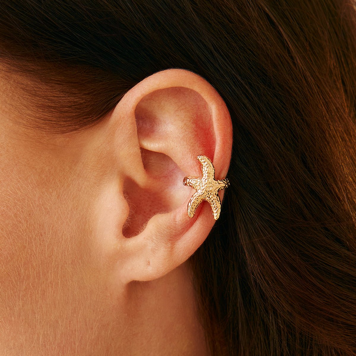 Boho Starfish Ear Wrap Earring - ArtGalleryZen