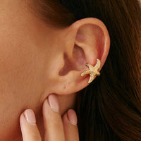 Thumbnail for Boho Starfish Ear Wrap Earring - ArtGalleryZen