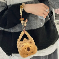 Thumbnail for Capybara Plush Coin Purse Earphone Case - ArtGalleryZen