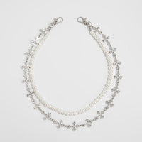 Thumbnail for Charming Layered Cross Pearl Trouser Chain - ArtGalleryZen