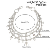 Thumbnail for Charming Layered Hollow Star Pendant Trouser Chain - ArtGalleryZen