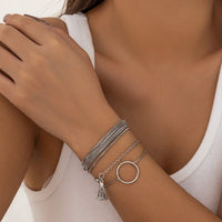 Thumbnail for Chc Multi-Layered Tassel Ring Bracelet Set - ArtGalleryZen