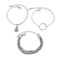 Thumbnail for Chc Multi-Layered Tassel Ring Bracelet Set - ArtGalleryZen
