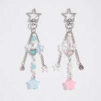 Thumbnail for Chic 2pcs Start Heart Pearl Charm Keychain Set - ArtGalleryZen