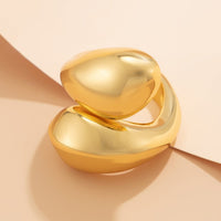 Thumbnail for Chic Abstract Chunky Waterdrop Ring - ArtGalleryZen