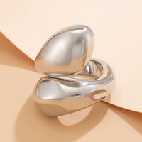 Thumbnail for Chic Abstract Chunky Waterdrop Ring - ArtGalleryZen