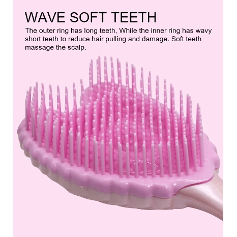 Chic Angel Wing Hair Brush Comb - ArtGalleryZen