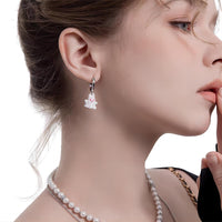 Thumbnail for Chic Black and White Little Ghost Earrings - ArtGalleryZen