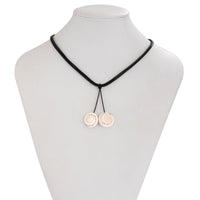Thumbnail for Chic Boho Shell Pendant Wax Cord String Necklace - ArtGalleryZen