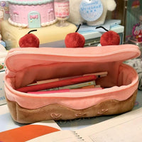 Thumbnail for Chic Cherry Chocolate Cake Pencil Case - ArtGalleryZen