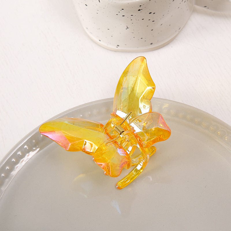Chic Colorful Butterfly Chignon Claw Clip Hair Clip - ArtGalleryZen