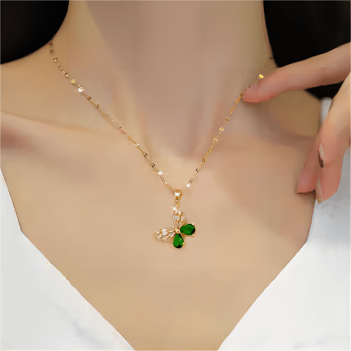 Chic Colorful Butterfly Pendant Necklace - ArtGalleryZen
