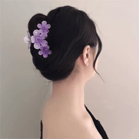 Thumbnail for Chic Colorful Flower Hair Claw Clip - ArtGalleryZen