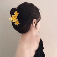 Thumbnail for Chic Colorful Flower Hair Claw Clip - ArtGalleryZen
