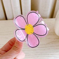 Thumbnail for Chic Colorful Hand-drawn Painting Flower Hair Claw Clip - ArtGalleryZen