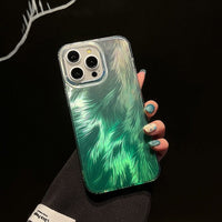 Thumbnail for Chic Colorful Laser Feather Pattern iPhone Case - ArtGalleryZen