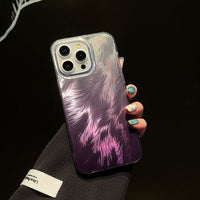 Thumbnail for Chic Colorful Laser Feather Pattern iPhone Case - ArtGalleryZen