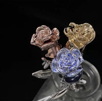 Thumbnail for Chic Colorful Rose Chignon Hair Fork Hair Pin - ArtGalleryZen