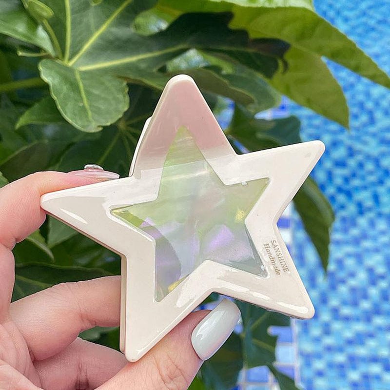 Chic Colorful Star Hair Claw Clip - ArtGalleryZen