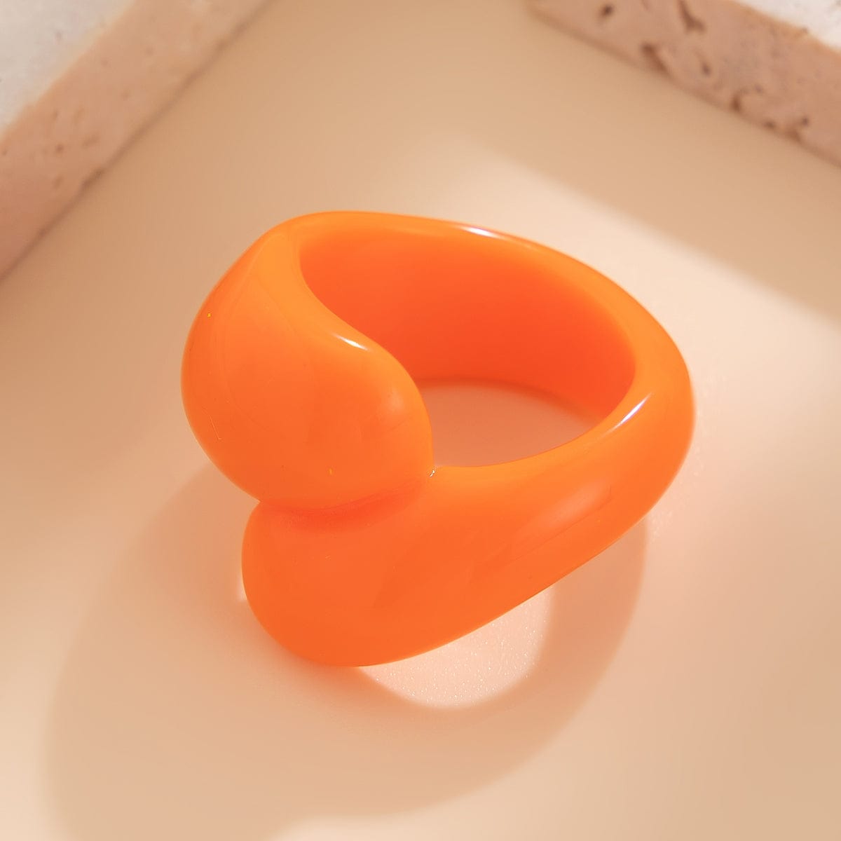 Chic Colorful Waterdrop Resin Ring - ArtGalleryZen