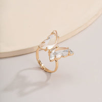 Thumbnail for Chic Colorful Zirconia Butterfly Ring - ArtGalleryZen