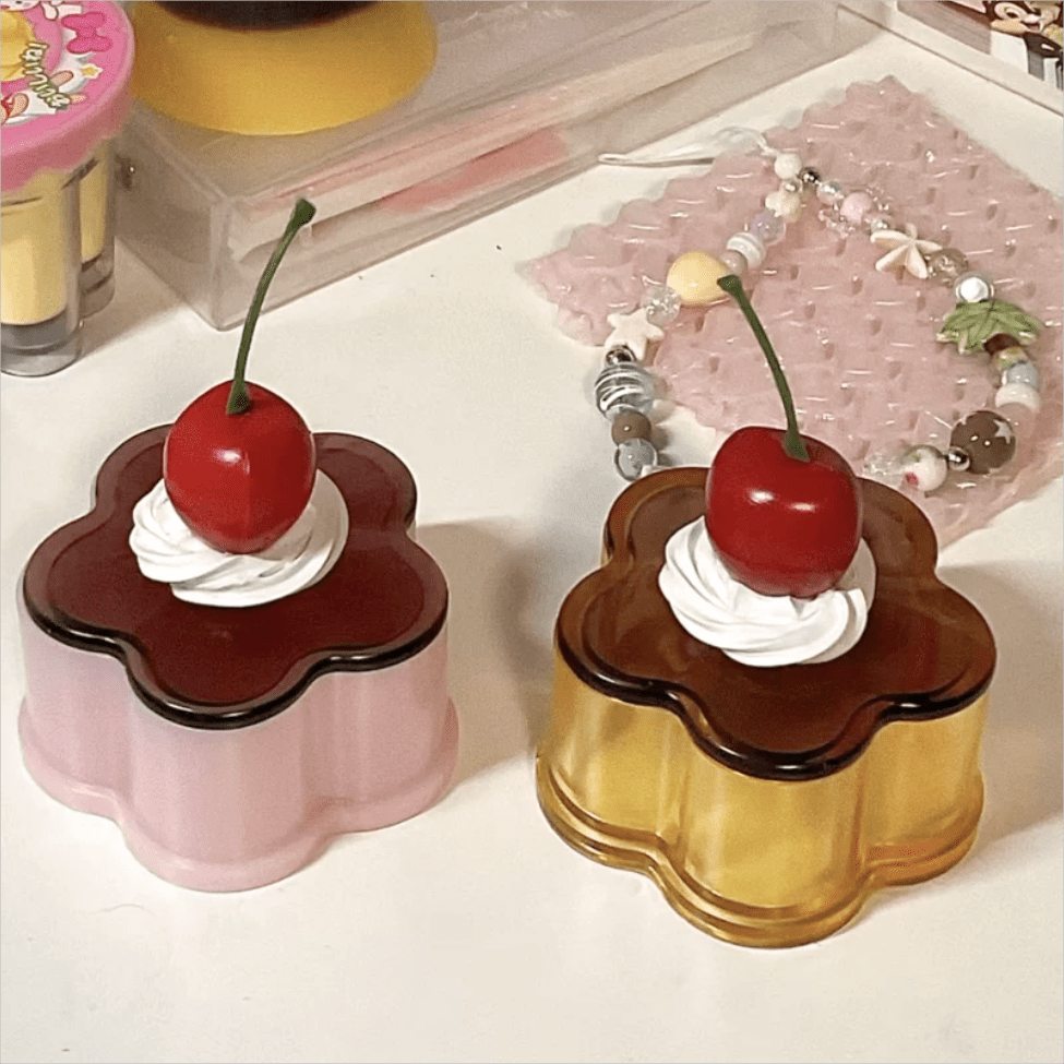 Chic Crystal Pudding Storage Box Jewelry Box - ArtGalleryZen