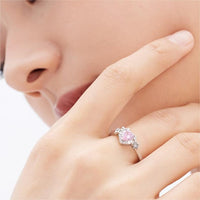Thumbnail for Chic CZ Inlaid Adjustable Crystal Star Heart Ring - ArtGalleryZen