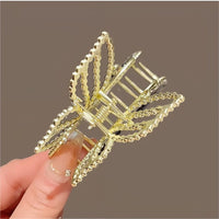 Thumbnail for Chic CZ Inlaid Butterfly Chignon Claw Clip Hair Clip - ArtGalleryZen
