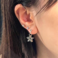 Thumbnail for Chic CZ Inlaid Dangle Star Earrings - ArtGalleryZen