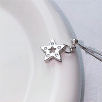 Thumbnail for Chic CZ Inlaid Dangle Star Earrings - ArtGalleryZen