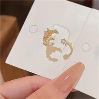 Thumbnail for Chic CZ Inlaid Opal Moon Phase Ring - ArtGalleryZen