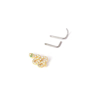 Thumbnail for Chic CZ Inlaid Titanium Nose Piercing Nose Stud - ArtGalleryZen