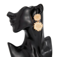 Thumbnail for Chic Duo Sunflower Dangle Earrings - ArtGalleryZen