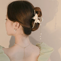 Thumbnail for Chic Enamel Butterfly Chignon Claw Clip Hair Clip - ArtGalleryZen