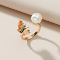 Thumbnail for Chic Enamel Butterfly Necklace Bracelet Ring Set - ArtGalleryZen