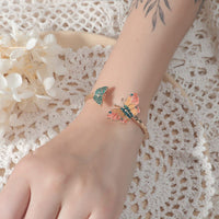 Thumbnail for Chic Enamel Butterfly Necklace Bracelet Ring Set - ArtGalleryZen