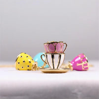 Thumbnail for Chic Enamel Coffee Cup Long Chain Necklace - ArtGalleryZen