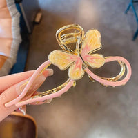 Thumbnail for Chic Enamel Colorful Butterfly Chignon Claw Clip Hair Clip - ArtGalleryZen