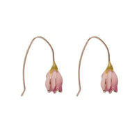Thumbnail for Chic Enamel Pink Tulip Dangle Earrings - ArtGalleryZen