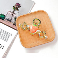 Thumbnail for Chic Enamel Strawberry Heart Hair Claw Clip - ArtGalleryZen