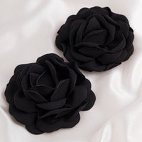 Thumbnail for Chic Fabric Rose Flower Stud Earrings - ArtGalleryZen