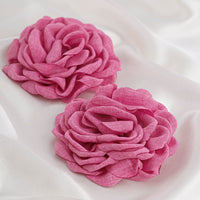 Thumbnail for Chic Fabric Rose Flower Stud Earrings - ArtGalleryZen