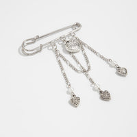 Thumbnail for Chic Floral Heart Tassel Trouser Pin - ArtGalleryZen