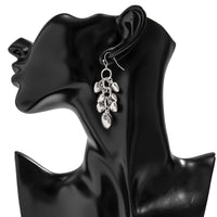 Thumbnail for Chic Gold Silver Tone Heart Tassel Earrings - ArtGalleryZen