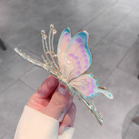 Thumbnail for Chic Handmade Colorful Enamel Butterfly Chignon Claw Clip Hair Clip - ArtGalleryZen