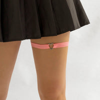 Thumbnail for Chic Heart Charm Colorful Elastic Band Thigh Leg Chain - ArtGalleryZen
