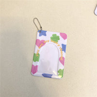 Thumbnail for Chic Heart Star Lucky Clover Kpop Keychain Photocard Holder - ArtGalleryZen