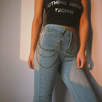 Thumbnail for Chic Hip Hop Punk Trousers Chain - Punk Style Wallet Belt Chain - Hipster Jeans Pant Chain - Hip Hop Jewelry Waist Chain - ArtGalleryZen